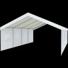 Шатер садовый GREEN GLADE 3018 (CP-018) длина 5м ширина 8м высота 3.1м белый 3018 (CP-018)